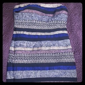 STRAPLESS COCKTAIL DRESS